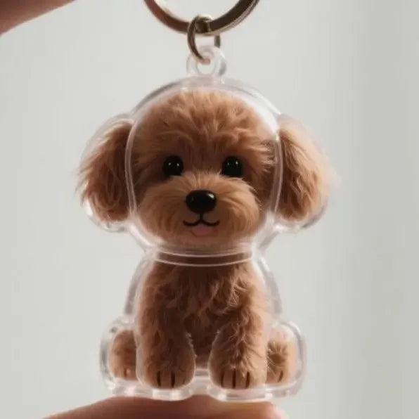 Pet Hair Keychain